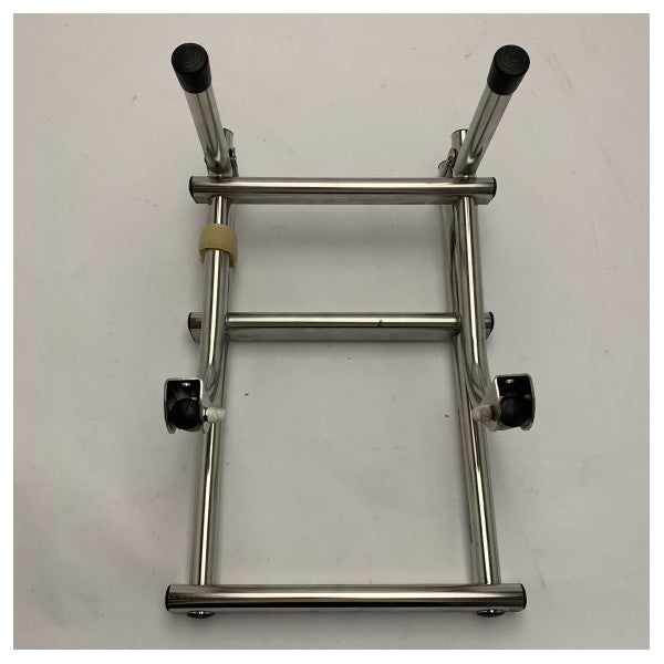 Nautinox 2037 Ladder tal-Baħar tal-Istainless Steel Durabbli - Sikur, Foldable & Li ma Jiskorrixxux għal Dgħajjes