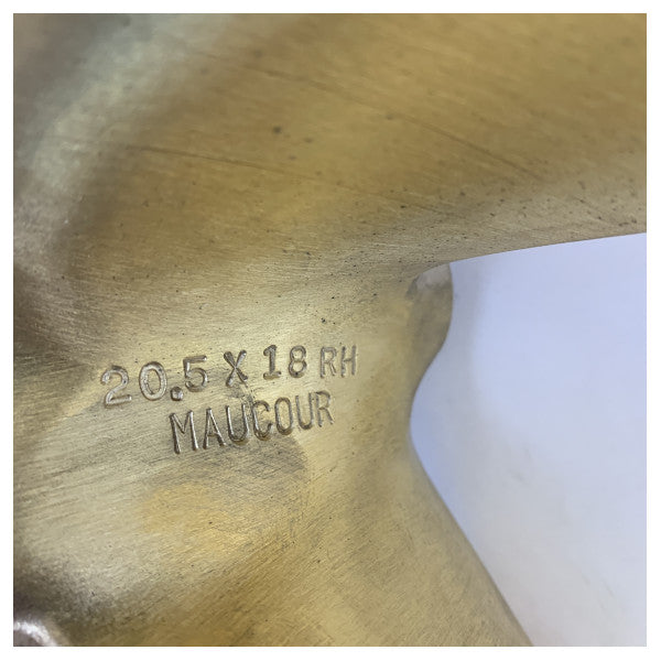 Maucour Υψηλής Ποιότητας 20.5 x 18 4-Λεπίδων Δεξιόστροφος Ναυτικός Έλικας Ορείχαλκου 40 mm - HJH205180RH04