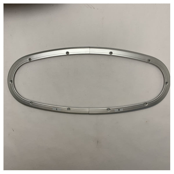 Portillo ovalado de aluminio PX55 419 x 162 MM