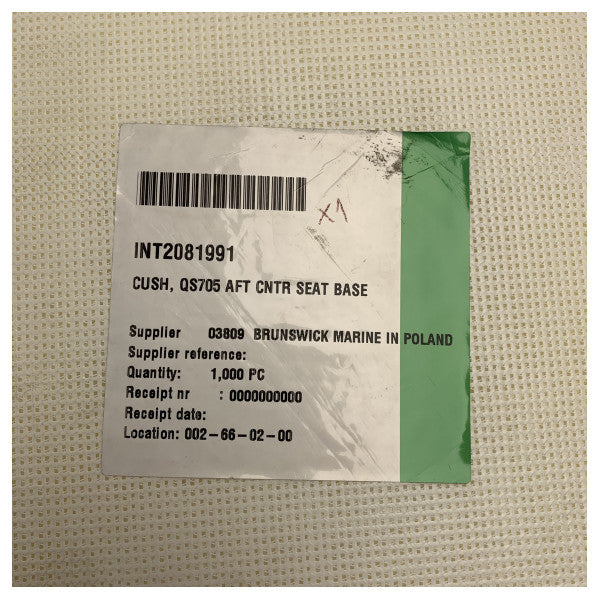 Quicksilver Active 705 Aft Control Seat Base Cushion - 2081991