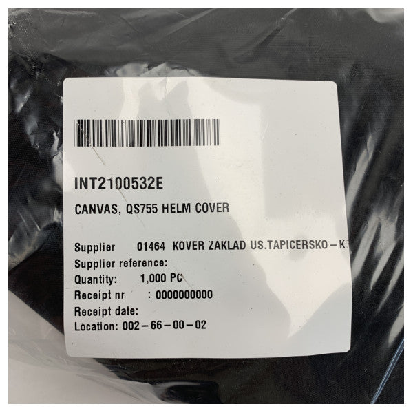 Housse de station de pilotage Quicksilver Activ 755 Canvass Noir - 2100532E