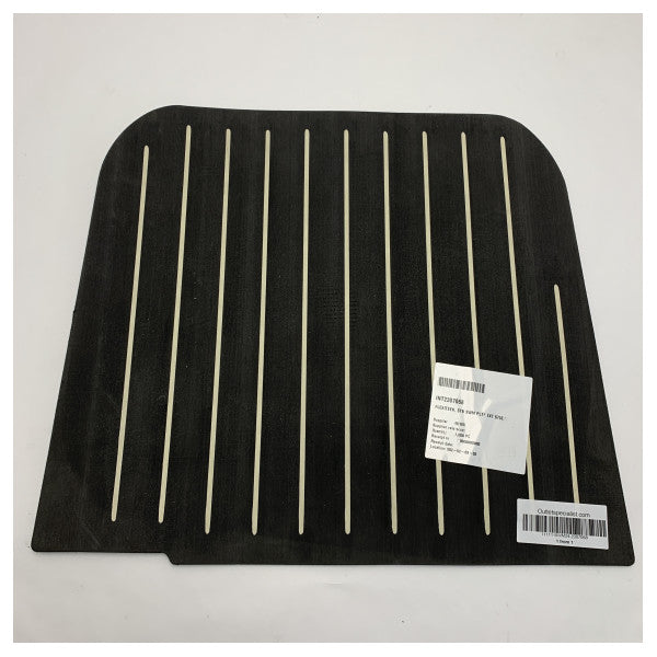 مجموعة غطاء منصة السباحة من خشب الساج الأسود لليخت Quicksilver 675 Pilothouse Explorer - 2307068