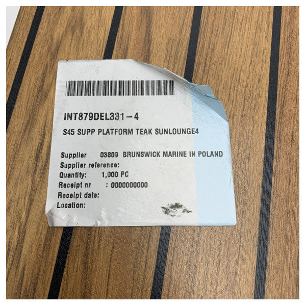 Uttern S45 Teak Solsäng Plattform Kit - 879DEL075