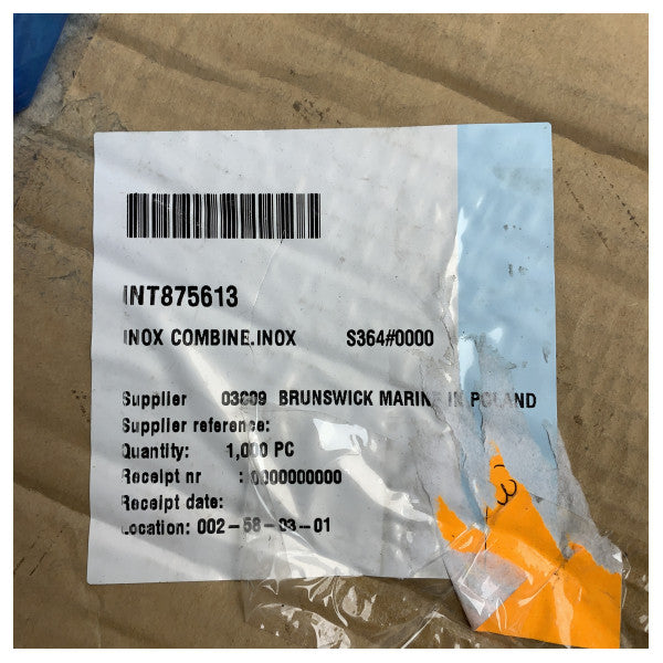 Συνδυαστική μονάδα θαλάσσιου κουζινικού από ανοξείδωτο χάλυβα με νεροχύτη και μονό καυστήρα αερίου για σκάφη - COMB1F6035CG