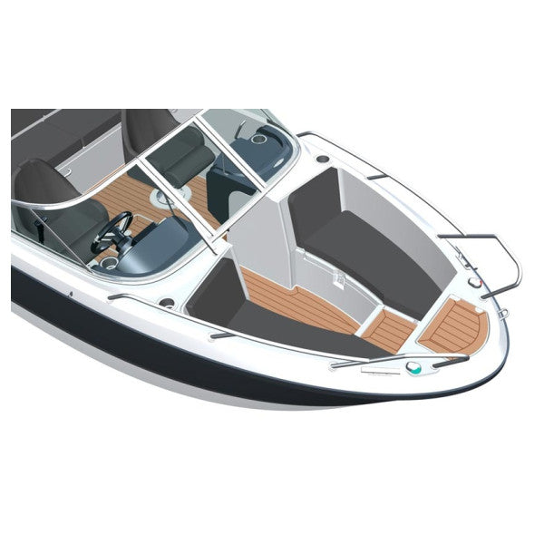 Uttern T51 Aluminiumöffnung Mittelwindschutzscheibe - 2103898