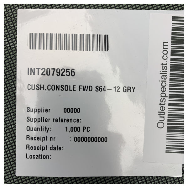 Uttern S64 Console Forward Cushion Anthracite 12GRY - 2079256