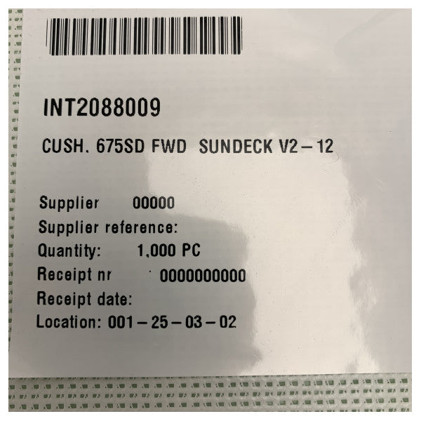 Quicksilver Activ 675 Sundeck Μπροστινό Μαξιλάρι V2-12 - 2088009