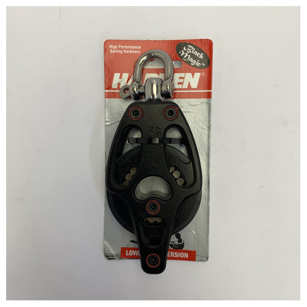 Harken μονό μπλοκ 57mm Black Magic Airblock με υποδοχή Becket - 1951