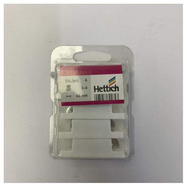 Hettich Magnetic Catch 108/3.5 White 3-4kg Holding Strength