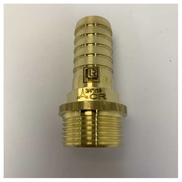 KONIK 3/4inch x 19mm CR messing slangehalskobling - maritim yachtutstyr 7156E