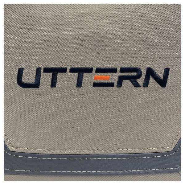 Uttern składany fotel pilota z podnoszonym oparciem beżowy - 2161870