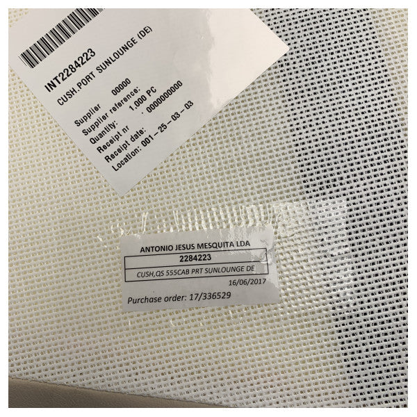 Quicksilver 555 Kabine Steuerbord Sonnenliege Kissen - 2284223