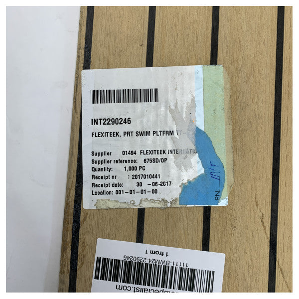 Quicksilver 675 Sun Deck Αριστερή Πλευρά Πλατφόρμα Κολύμβησης Flexiteak εισαγωγή - 2290246