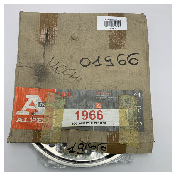 Alpes SQ36 diskho 36cm rostfritt stål