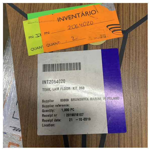 Uttern Teak Laminatboden-Kit für D68 - 107941