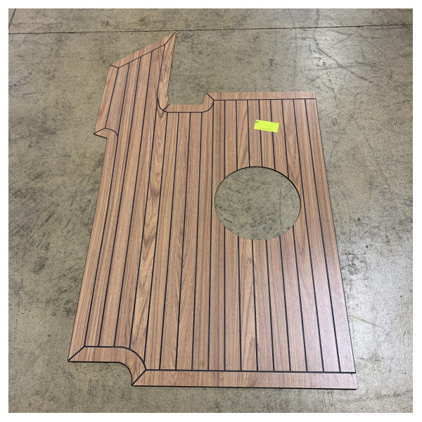 Uttern S62 Steuerbord Heck Laminierte Teak Cockpitboden-Kit - 2083961