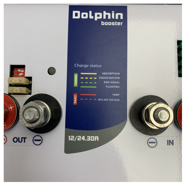 Quick Dolphin Power Booster 12/24V 30A DC-DC-laturi - BC122430