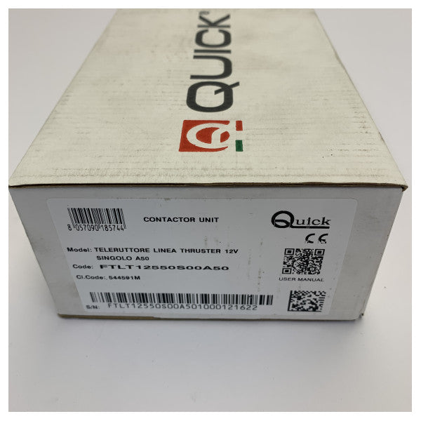 Quick 12V keulapotkurin solenoidikontaktori-rele - FTLT12550S00A50