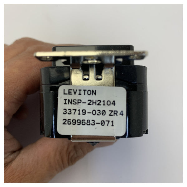 Leviton G5262-WTE 15A 125V sään- ja peukaloinnin kestävä GFCI-pistorasia