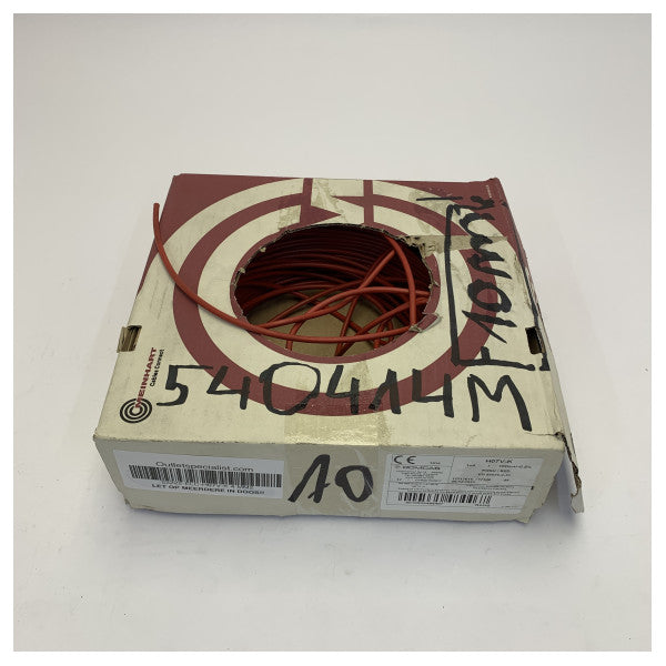 H07V-K 4mm2 Einadriges Elektrokabel - Rot 100m