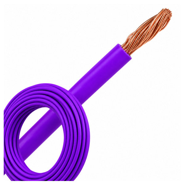 Câble conducteur H07V-K 4 mm² violet 100 m