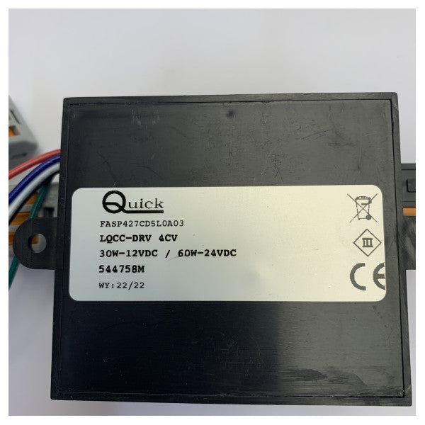 Quick L-QCC-DRV 4CV RGBW driver per strip LED Controllo colore 12/24V