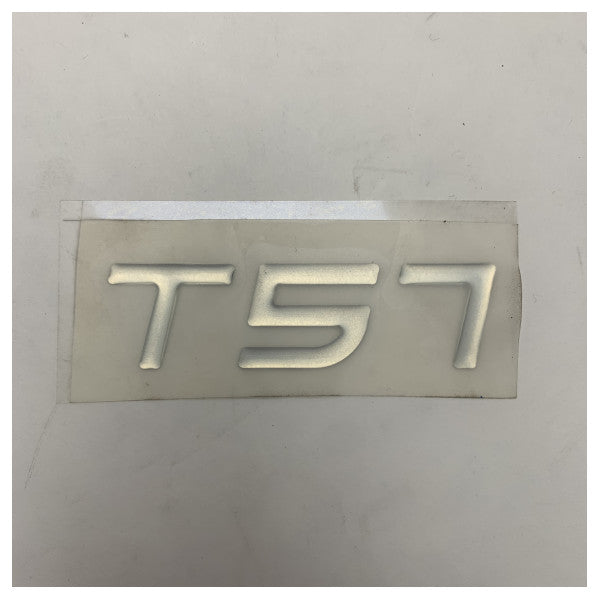 Dekal morski Uttern T57 | logo montowane z boku | numer typu łodzi - 149617-01