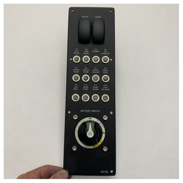 Marine Einzelmotorsteuerung mit Batterieschalter - 12V DC Bootselektriksystem