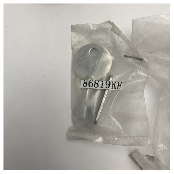 ロック付き Osculati フラッシュプル ハッチラッチ ステンレススチール - 38.152.08