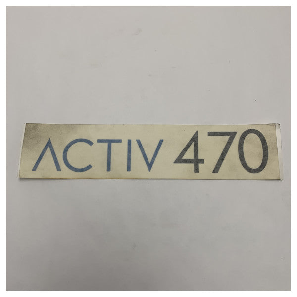 Quicksilver Activ 470 Naljepnica Bočna Montaža Logotip 9.91 x 1.9 inča - 145779-01