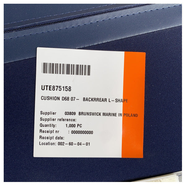 ウッターニ D68 快適なL字型背もたれマリンボートクッション - 875158