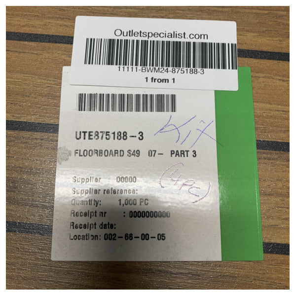 Uttern S49 teak laminate floorboard kit - 875188-3