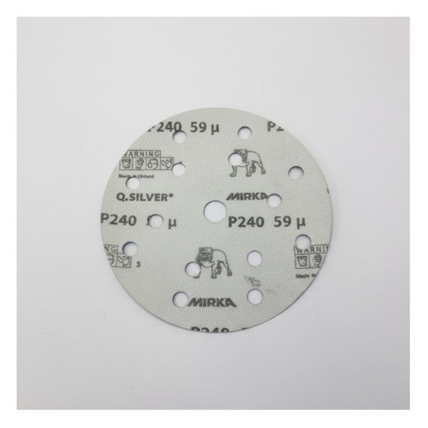 Mirka 150mm slibeskive P240 Multi-Hole Grip -P240