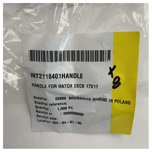 Bomar P2000-18-RA-IO Vervangingsluik Sluithandvat Zwart