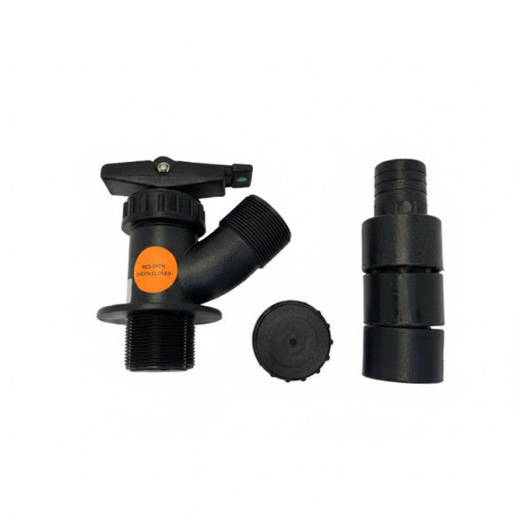 Flowtech Marine Y-Valve Seacock - 3/4inch, 1inch, 1 1/2i Multi-Size Hose Fitting