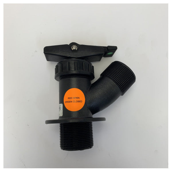 Flowtech Marine Y-Valve Seacock - 3/4inch, 1inch, 1 1/2i Multi-Size Hose Fitting