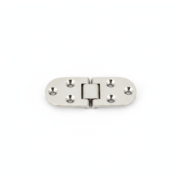 Osculati Heavy-Duty Polished Stainless Steel Marine Hinge - 542214M