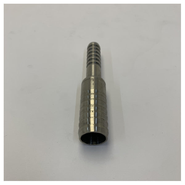 Accesorio reductor con espiga para manguera marina de acero inoxidable de 20 mm a 13 mm - Herrajes para yate