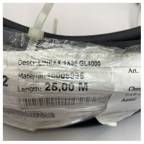 Nexansin joustava akkukaapeli 35 mm2 - 25 metriä musta