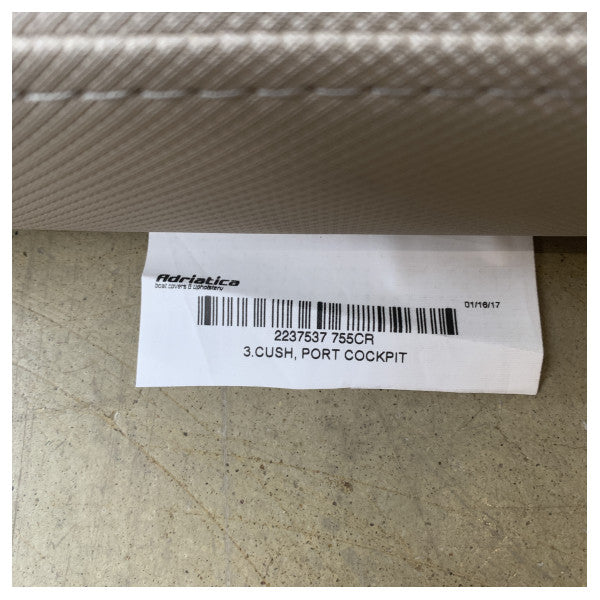 Quicksilver 755 Cruiser sol taraf 3 kokpit yastığı - 2237537