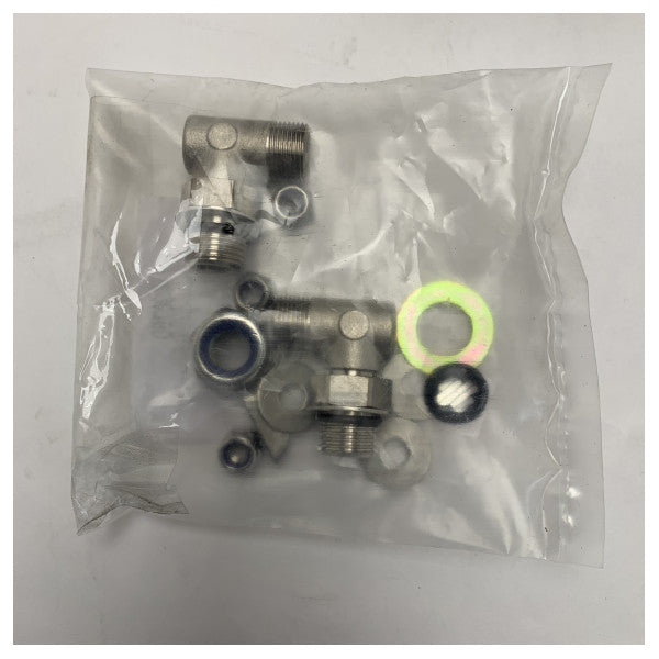 Bomba de direção hidráulica Ultraflex UP20F para montagem frontal em barcos e iates