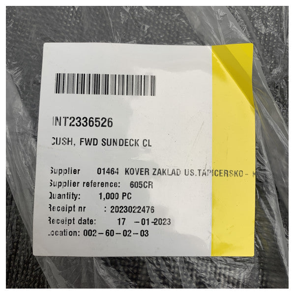 Quicksilver 605 Cruiser fremre soldekk innlegg pute brun - 2336526