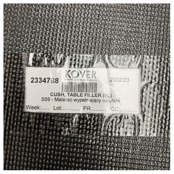 Uttern S59 Cockpit Tischfüllkissen Schwarz - 2334788