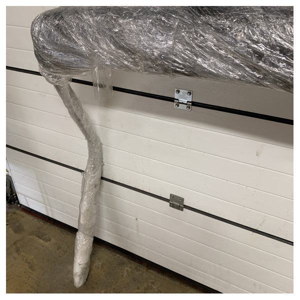 Uttern S65 paslanmaz çelik bimini çerçevesi antrasit kanvas ile - VK_UTS65SPRPO