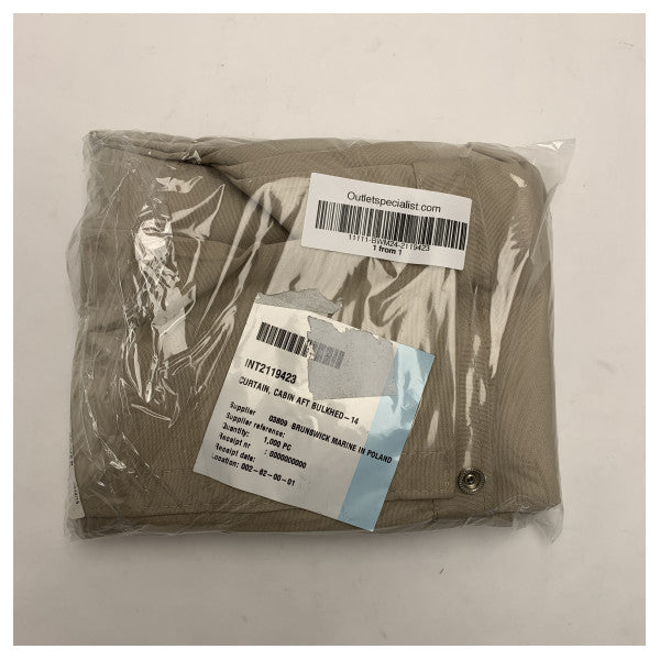 Quicksilver Activ 705 Achterkabine Trennwand Vorhang Beige - 2119423