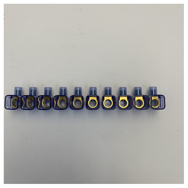16mm2 10-vejs elektrisk terminalblokconnector 10A - BM995