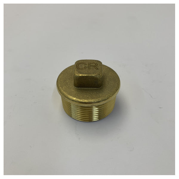 Maestrini 1 1/2inch Chrome Brass Sealing Plug 7290H - Marine Yacht Hardware
