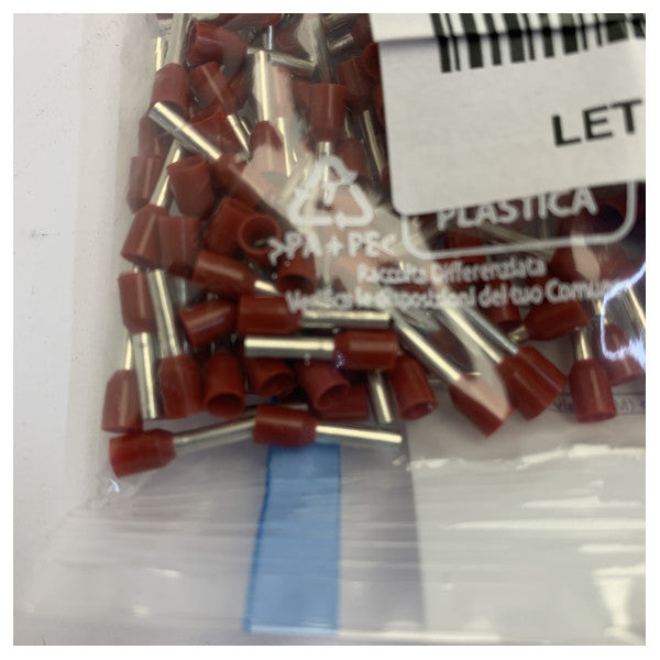 Isolerede ledningsender 1,5 mm² rød