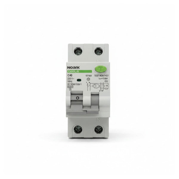Noark KZS C40 Residual Current Circuit Breaker RCBO 40A 30mA C40