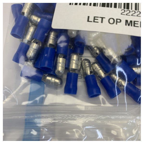 Blue Insulated Bullet Connector CIL.KON. M 2,5/5 MO - 100pcs